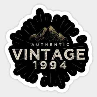 Authentic Vintage 1994 Birthday Design Sticker